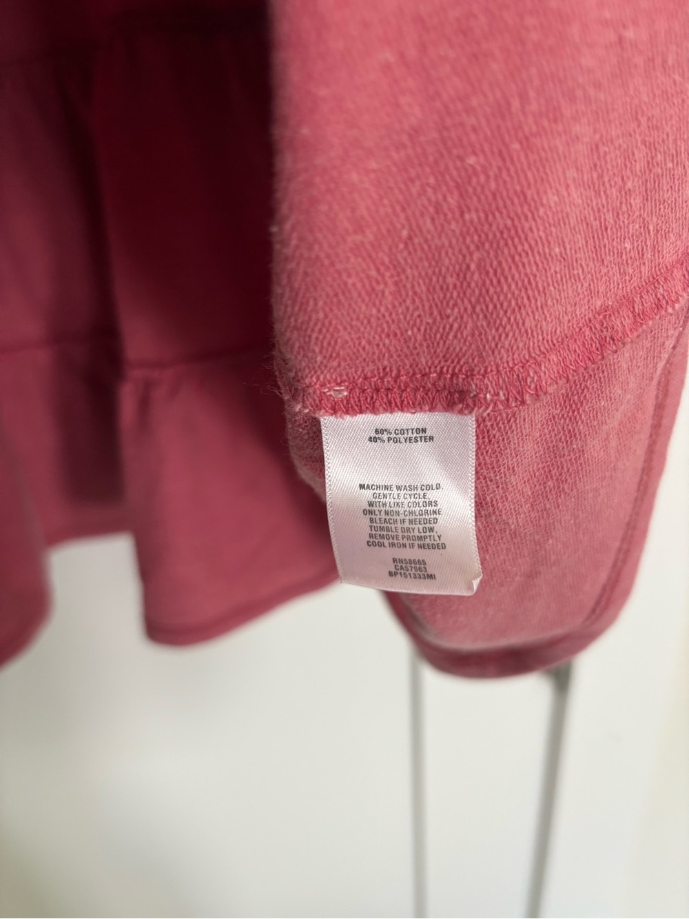 Nordstrom BP Drop Waist Long Sleeve Babydoll Sweatshirt Dress - Picture 4 of 5